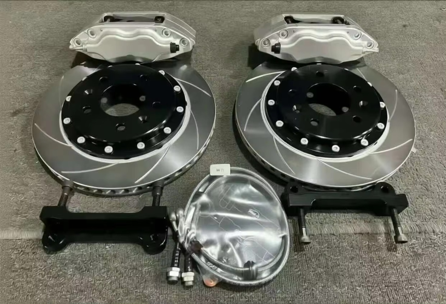 New High Performance Aluminum  - Forged Front Brake Caliper 4 Piston ulasan dan harga